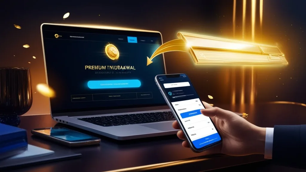 Confirmação final de cashout com notificação de aprovação e transferência segura